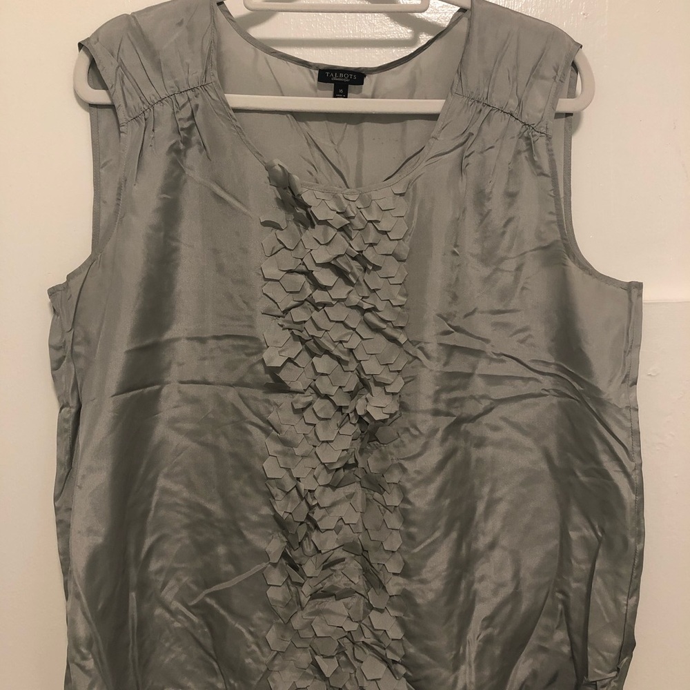 Talbots silk blouse